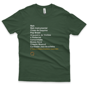 T-Shirt PRÁTICAS 2º Camp da Música Brasileira