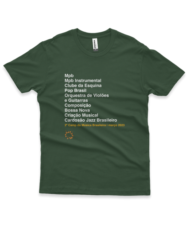 T-Shirt PRÁTICAS 2º Camp da Música Brasileira